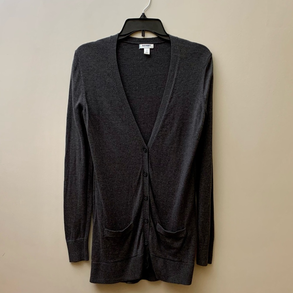 Old Navy Women’s Cardigan. Dark Gray. Size M